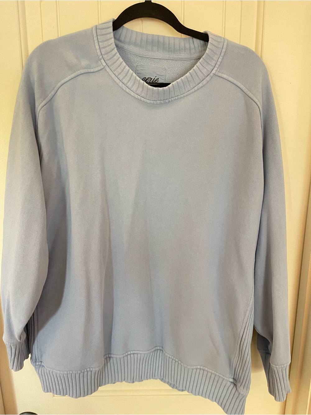 aerie Light Blue Crewneck Sweatshirt